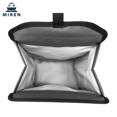 Color gris oscuro aislado plegable reutilizable del bolso 6L del refrigerador para la conservación de alimentos