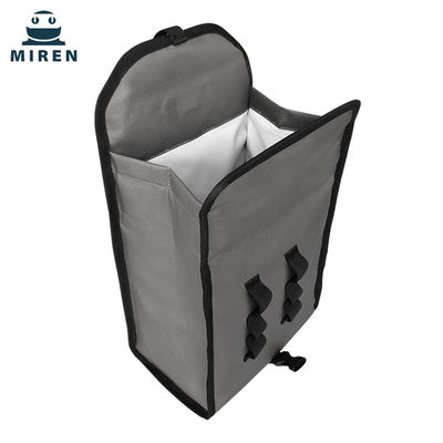 Color gris oscuro aislado plegable reutilizable del bolso 6L del refrigerador para la conservación de alimentos