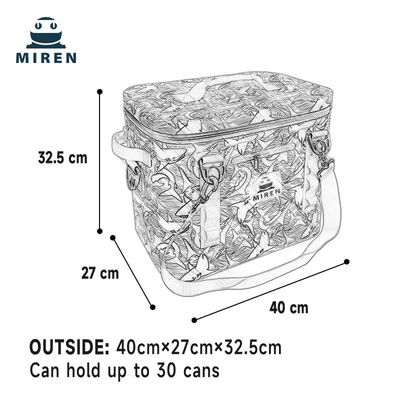 Bolso suave cuadrado multiusos 20L del refrigerador para la dispensación del almacenamiento de alimentos