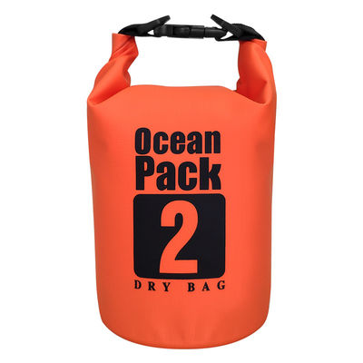 Bolso seco hermético del PVC, bolso impermeable 2 litros para el OEM de la pesca que nada