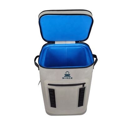 Bolso modificado para requisitos particulares del refrigerador de la comida campestre 28L, prenda impermeable suave de la mochila del refrigerador
