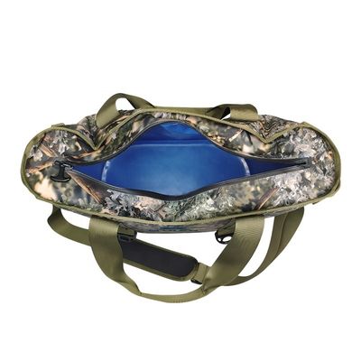 Bolso más fresco aislado Camo de la prenda impermeable de TPU, refrigerador suave portátil para la comida campestre