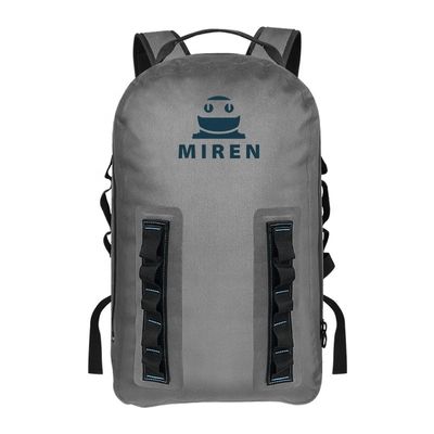 ODM gris oscuro material del OEM del color de la mochila TPU de la prenda impermeable ligera que camina