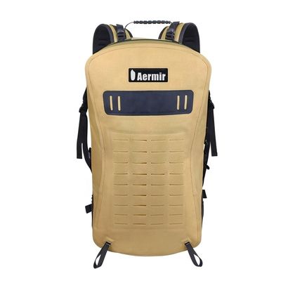 25l amarillo que va de excursión la mochila, material que va de excursión resistente de agua de la mochila TPU 840D