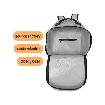 Color gris claro impermeable ligero de la mochila 25L que camina para acampar