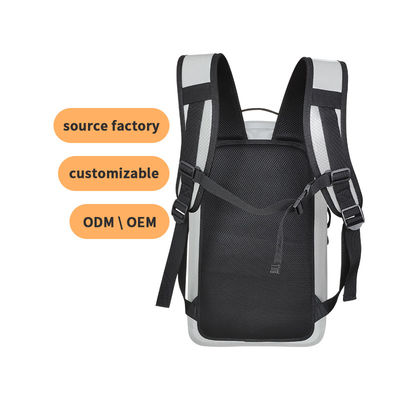 Color gris claro impermeable ligero de la mochila 25L que camina para acampar