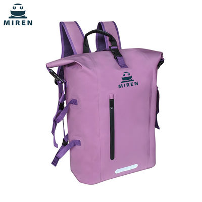 capacidad púrpura del color 30L de la mochila seca impermeable material del bolso del PVC 500D
