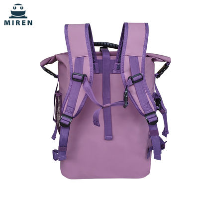 capacidad púrpura del color 30L de la mochila seca impermeable material del bolso del PVC 500D