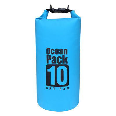 Bolsa seca resistente al agua de PVC suave 500D 10 litros para deportes de pesca ODM