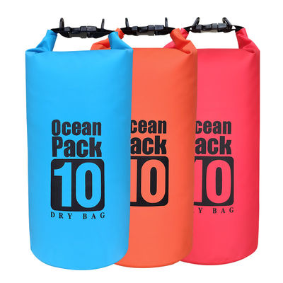 Bolsa seca resistente al agua de PVC suave 500D 10 litros para deportes de pesca ODM