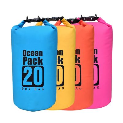 Bolsa seca impermeable para el océano, bolsa de PVC impermeable resistente a las lágrimas