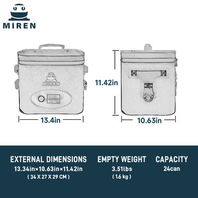 Bolsa de refrigeración suave de 14L con audio Bluetooth.