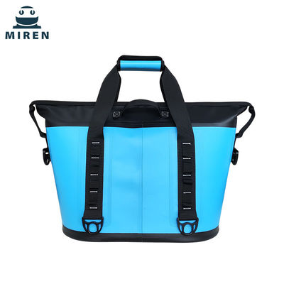 Bolsa de refrigeración suave aislada a prueba de fugas de 30L azul personalizable para picnics al aire libre