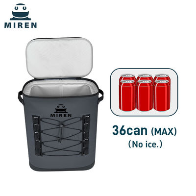 36 Capacidad Refrigerador suave Mochila impermeable Refrigerador de mochila aislada con costuras a prueba de fugas